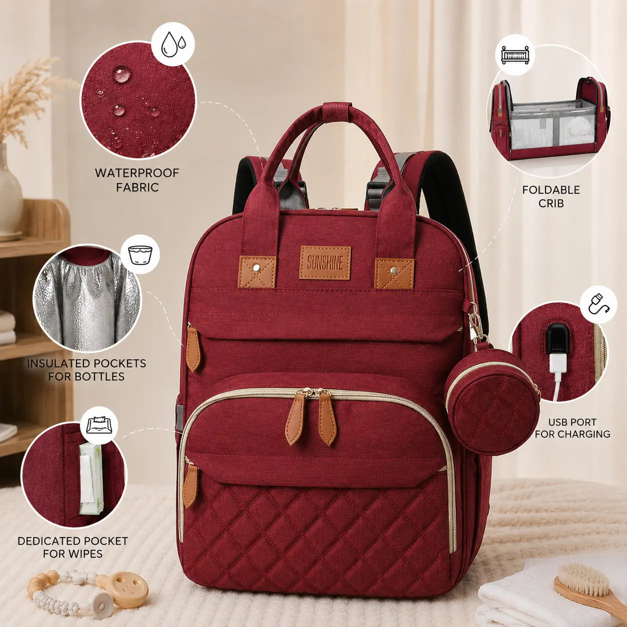 Bembe Diaper Bag