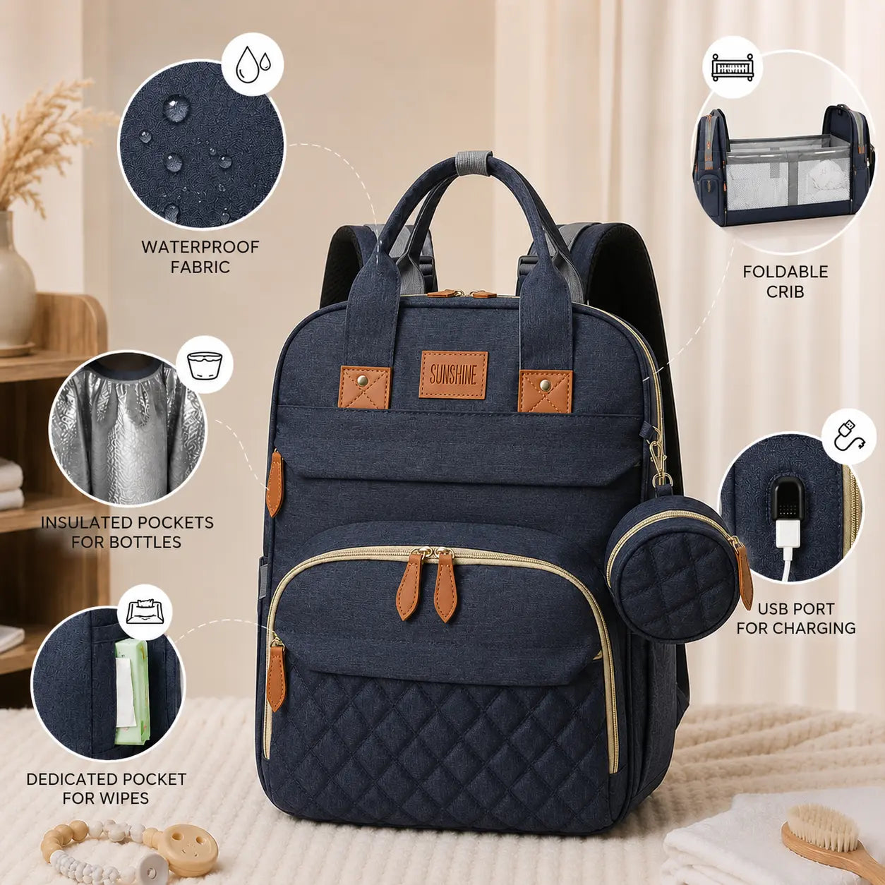 Bembe Diaper Bag